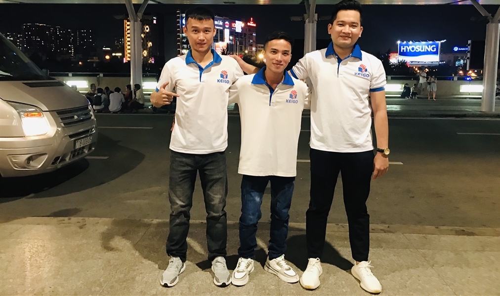 DAIVIET - 実習生3名出国